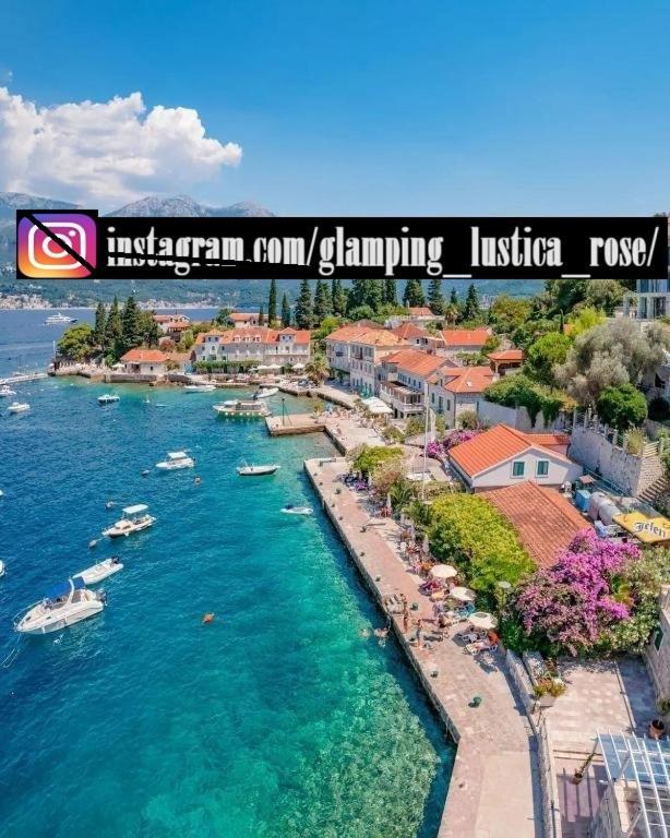 Willa Glamping Peninsula Lustica Rose Tivat Zewnętrze zdjęcie